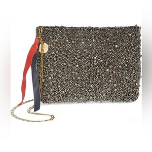 Clare V. Estelle Glitter Clutch